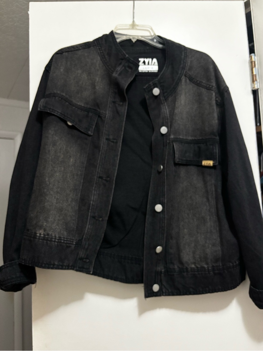 Zyia Black Denim Jacket